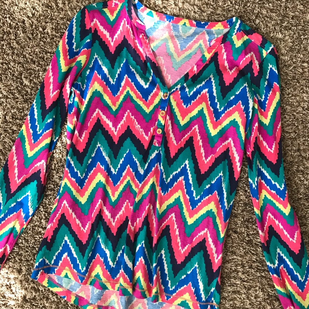 Lilly Pulitzer cotton 3/4 long sleeve